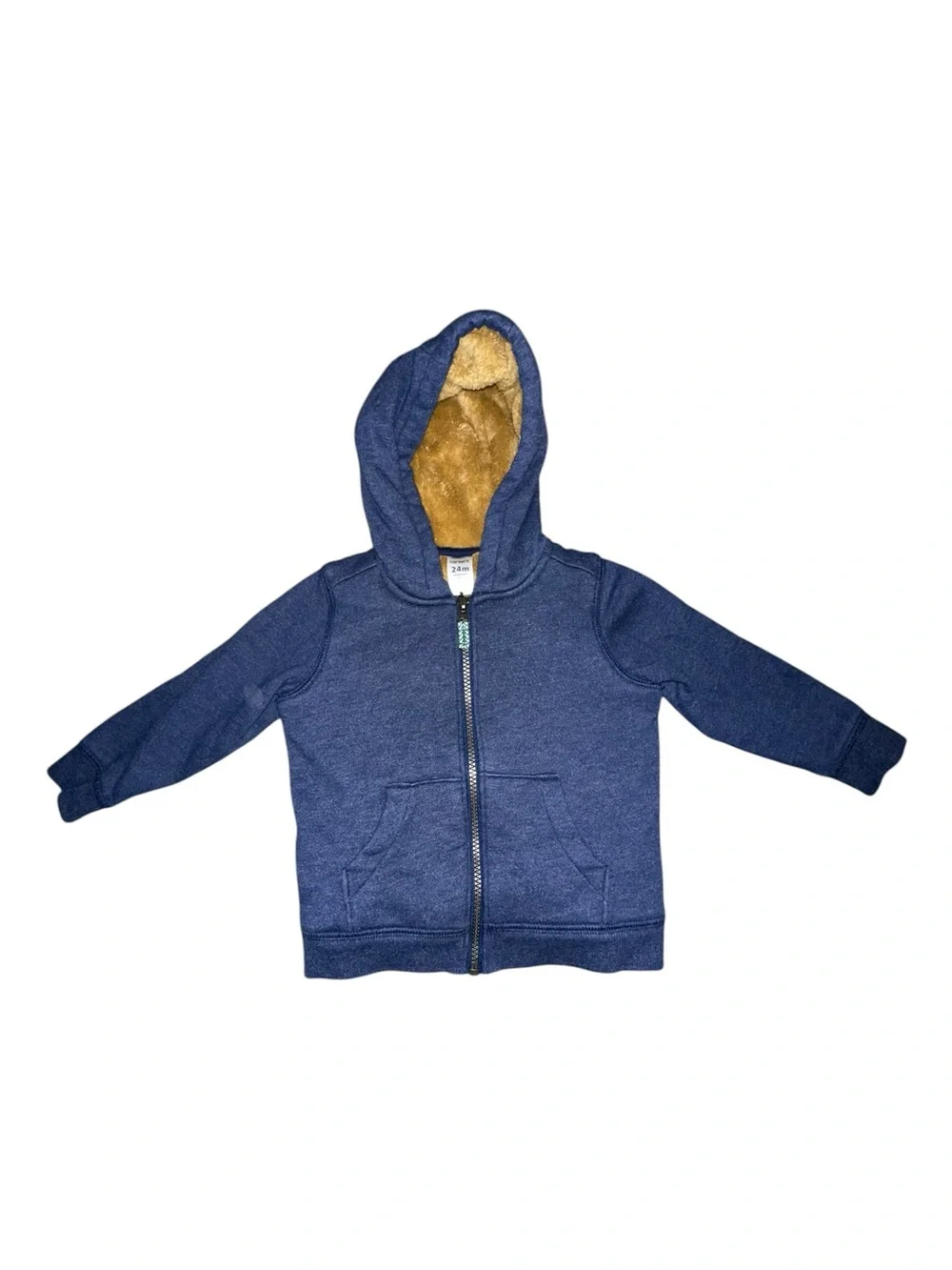 Carters fleece lined hoodie. Size 24m